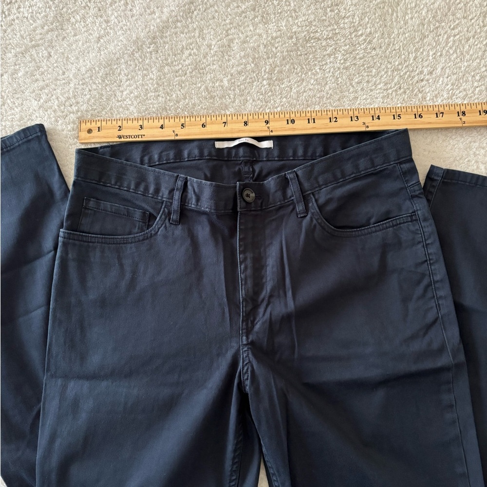 Calvin Klein dark blue Slim Fit Straight Leg Pants Size 32 L 30 - Picture 6 of 12